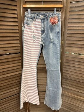 Stars and Stripes Flare Jeans - Get them by July 4th!